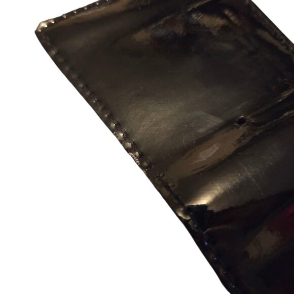 Maurices Size Large Knee Length Belted Skirt Red Black White Striped - Picture 7 of 8